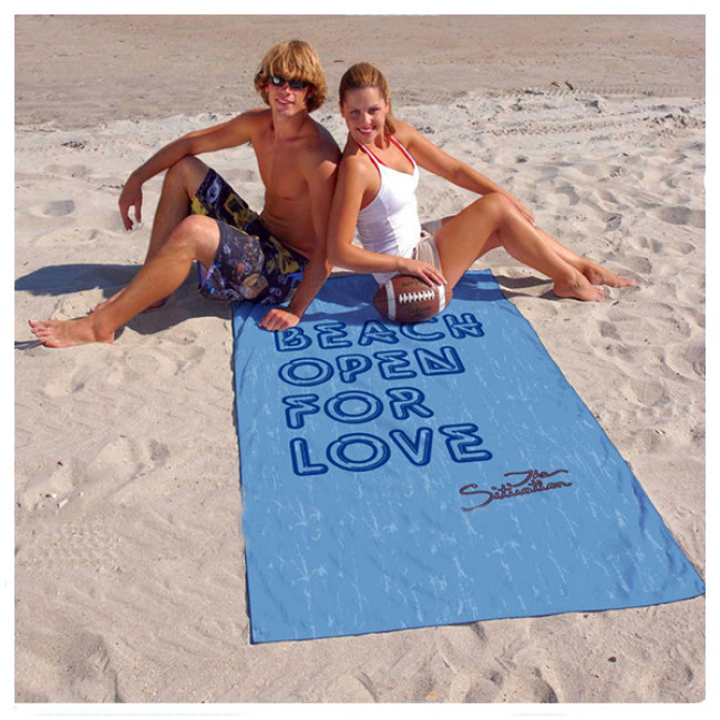 Compact Microfiber Suede Spa beach towel